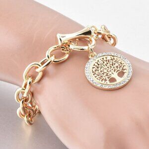 TREE CHARM GOLDEN BRACELET